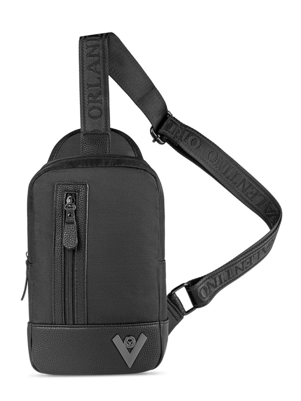 Unisex Black Crossbody Sling Bag - Minimal Everyday Carry
